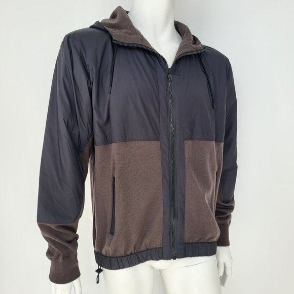 Louis Vuitton Black & Brown Wool Polyester Hooded Jacket - Picture 15 of 16